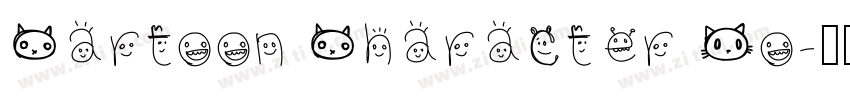 Cartoon Character Bo字体转换